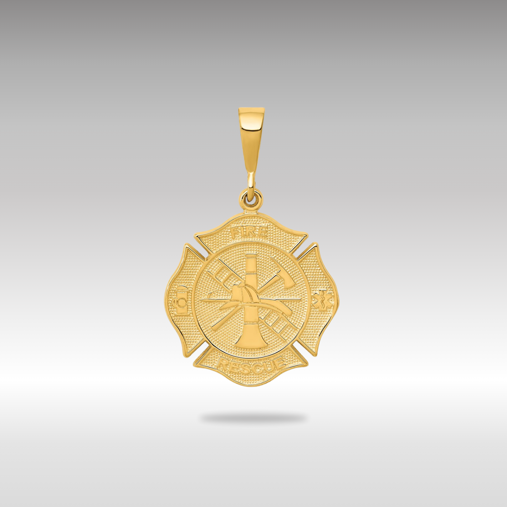 Gold Fire Rescue Pendant Necklace - Model C1790 | Emergency Survival Tool for Outdoor Adventures, Hiking & Camping Safety Gear