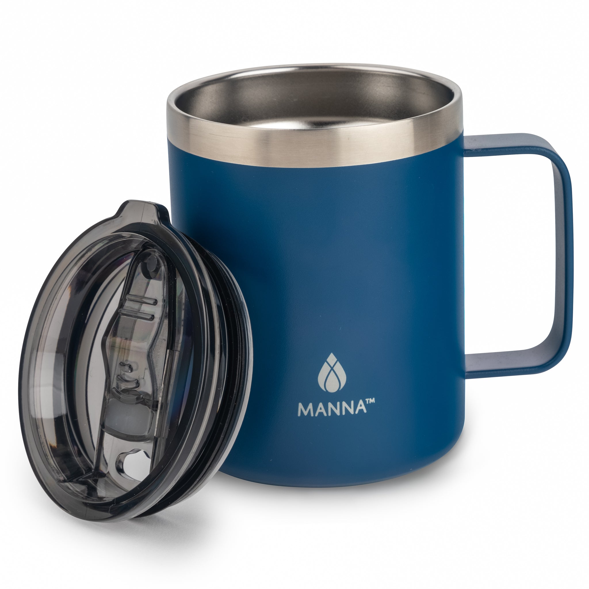 12 oz Bluff Mug - Durable Ceramic Coffee Cup with Handle, Perfect for Hot & Cold Drinks - Ideal for Home, Office, Camping & Gifts