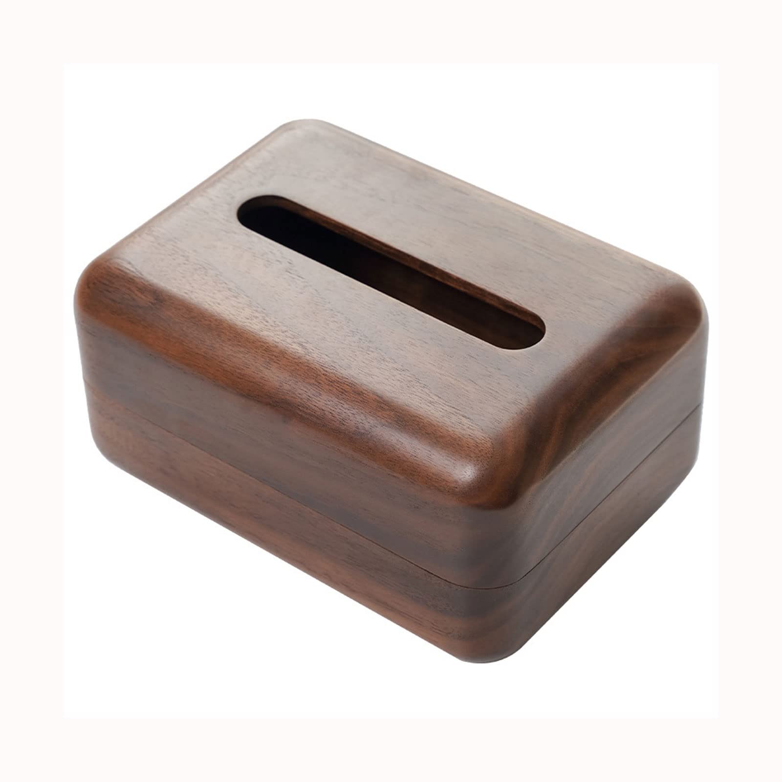 Modern Wooden Rectangular Tissue Box Cover - Elegant Bathroom Vanity & Bedroom Decor for Nightstands, Dressers, Desks & Office Spaces - Home & Office Tissue Paper Holder Organizer