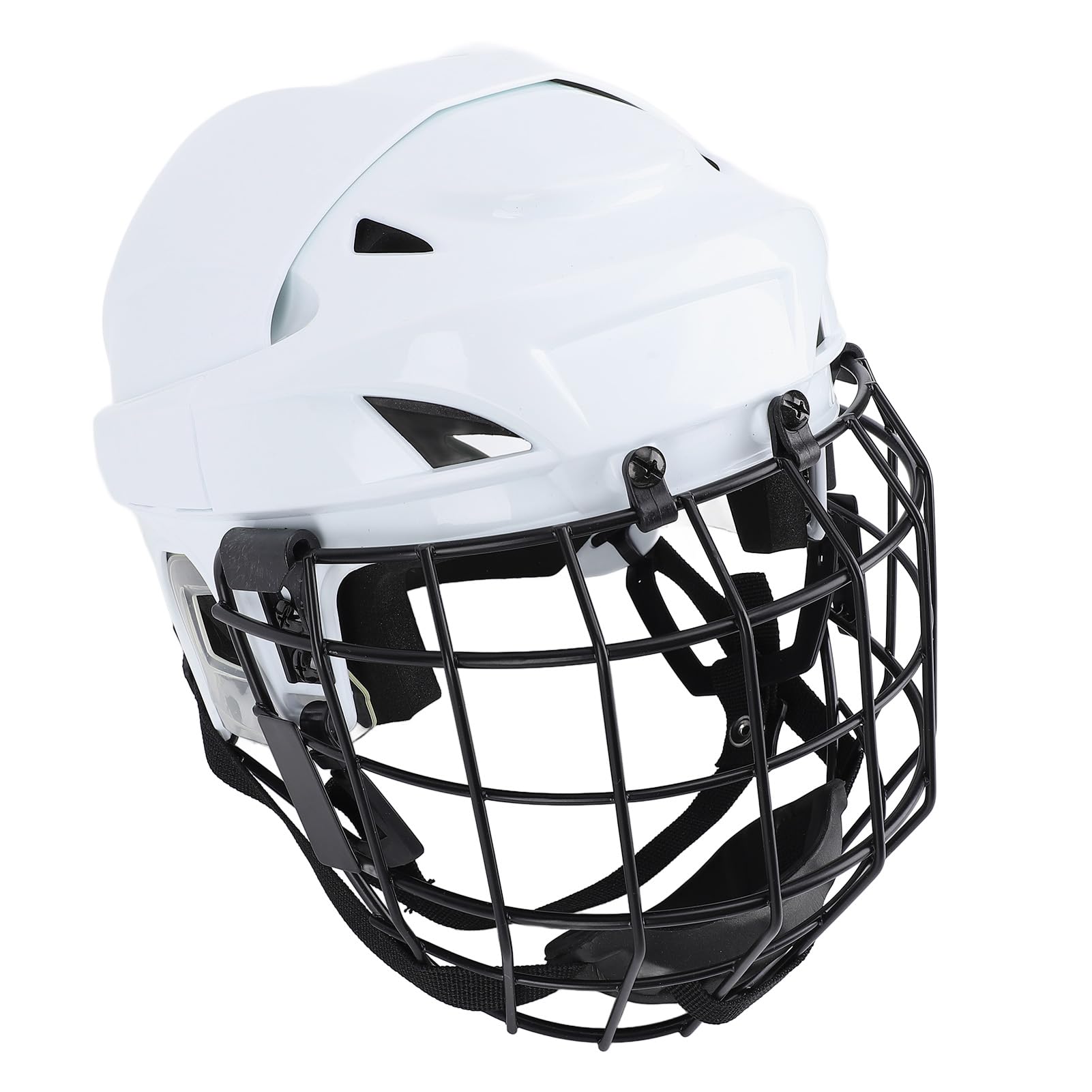 Youth Hockey Helmet Combo with Face Mask Cage - Comfortable Goalie Protective Gear for Ice & Roller Hockey - Perfect for Young Athletes | Game Day & Practice Safety Equipment