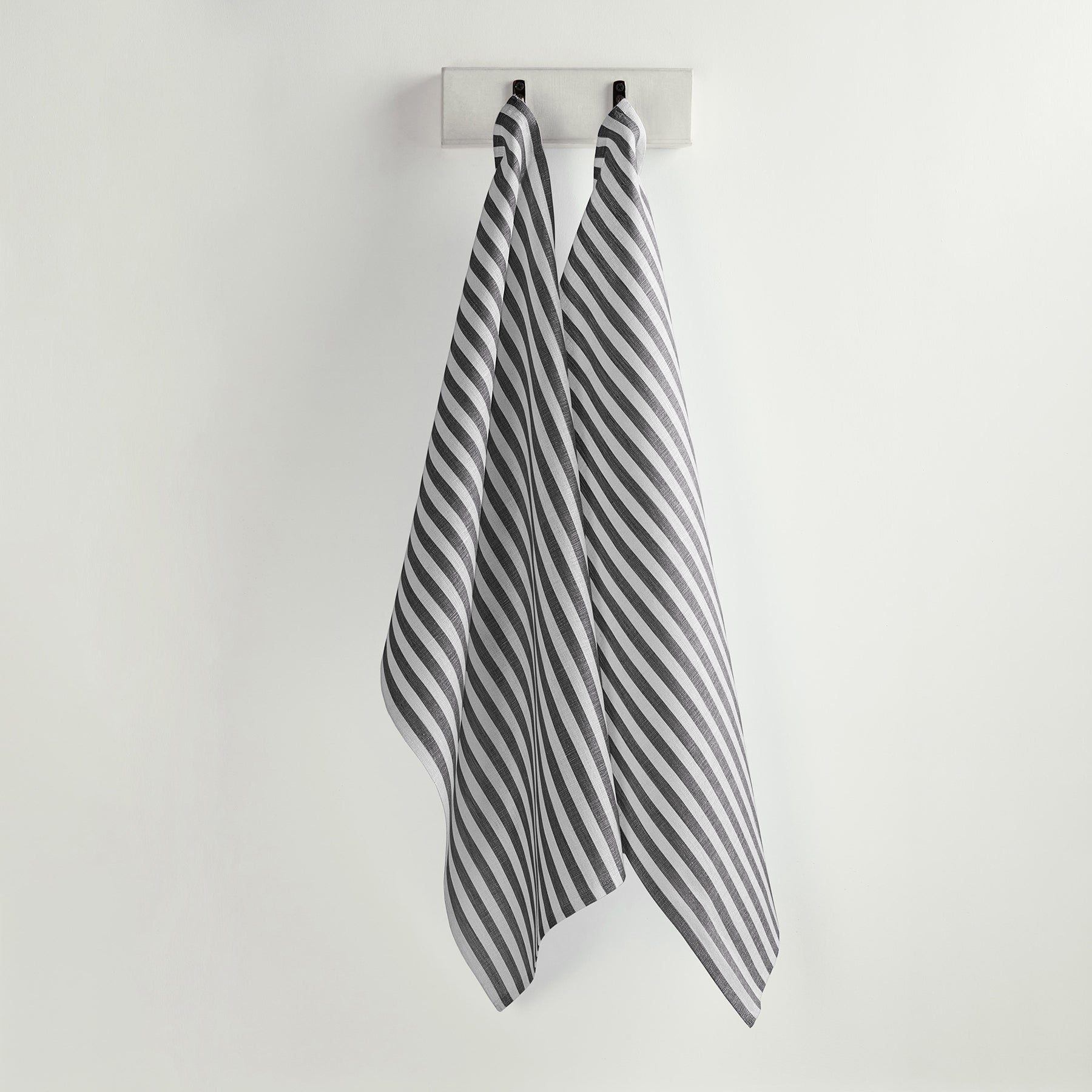 Amalfi Stripe Cotton Kitchen Towels Set of 2 - Absorbent Dish Towels for Drying Dishes, Cleaning & Decor - Perfect for Italian Kitchen, Farmhouse & Coastal Home Decor