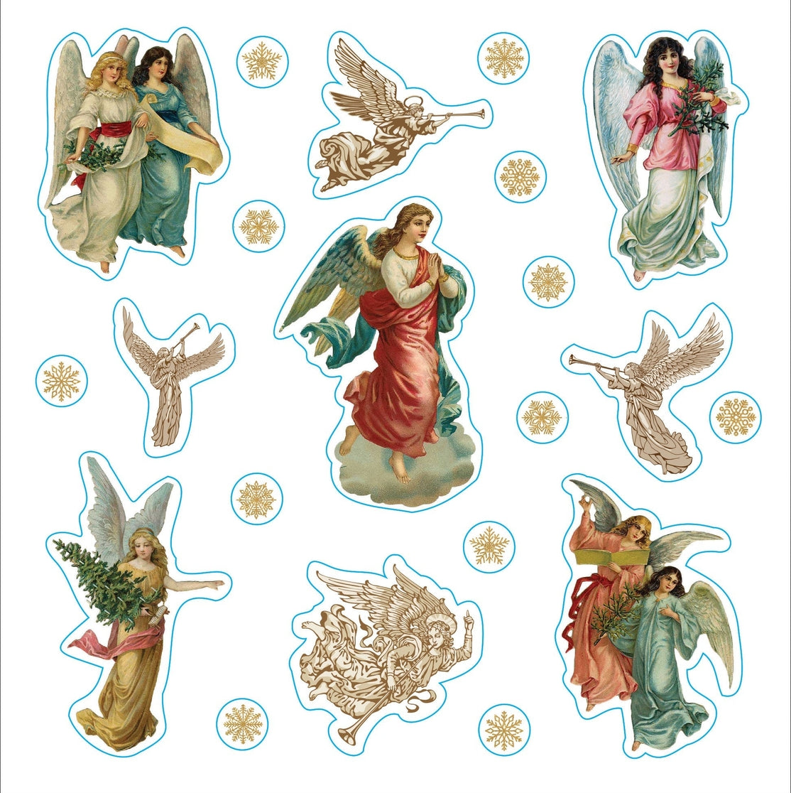Christmas Sticker Book for Kids - Holiday Scrapbooking, DIY Greeting Cards & Party Decorations - 50+ Festive Stickers for Crafts, Gifts & School Projects