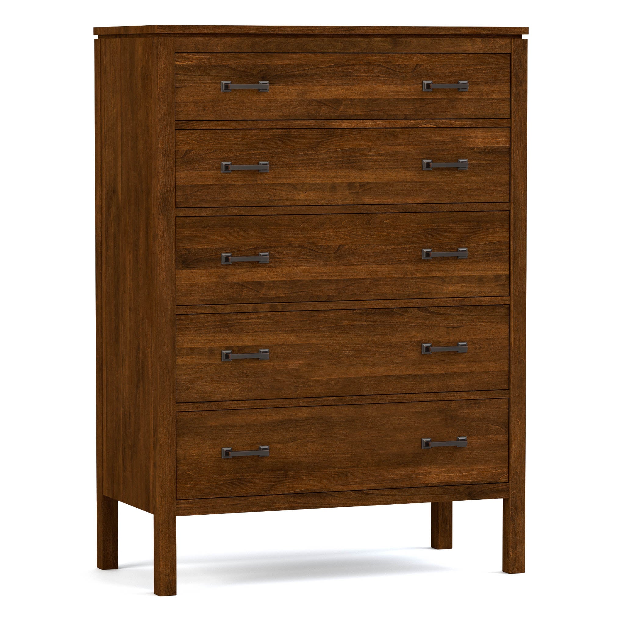 Dwyer Tall Chest - 5-Drawer Solid Wood Dresser for Bedroom Storage | Modern & Spacious Organizer for Clothes, Linens & Accessories | Perfect for Master Bedroom, Guest Room & Dorm Organization