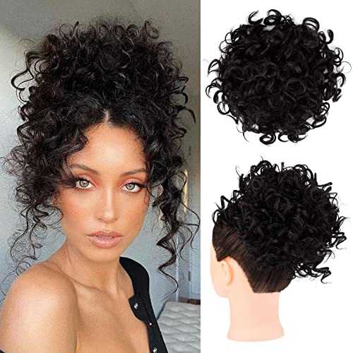 Messy Bun Hair Piece - Stretchy Elastic Drawstring Ponytail Holder for Women | Perfect for Workouts, Yoga, and Everyday Hairstyles