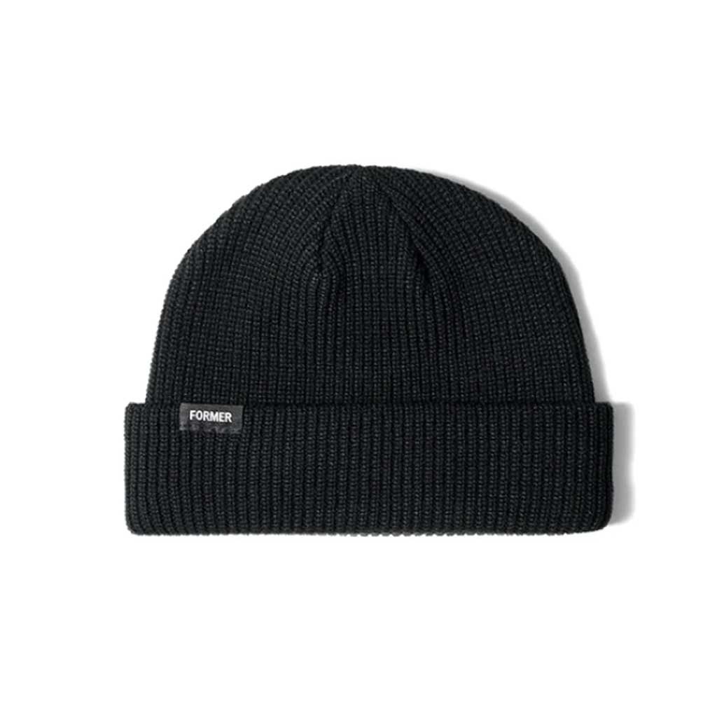 Former Legacy Beanie - Soft Winter Hat for Men & Women - Black - Perfect for Skiing, Hiking and Outdoor Activities