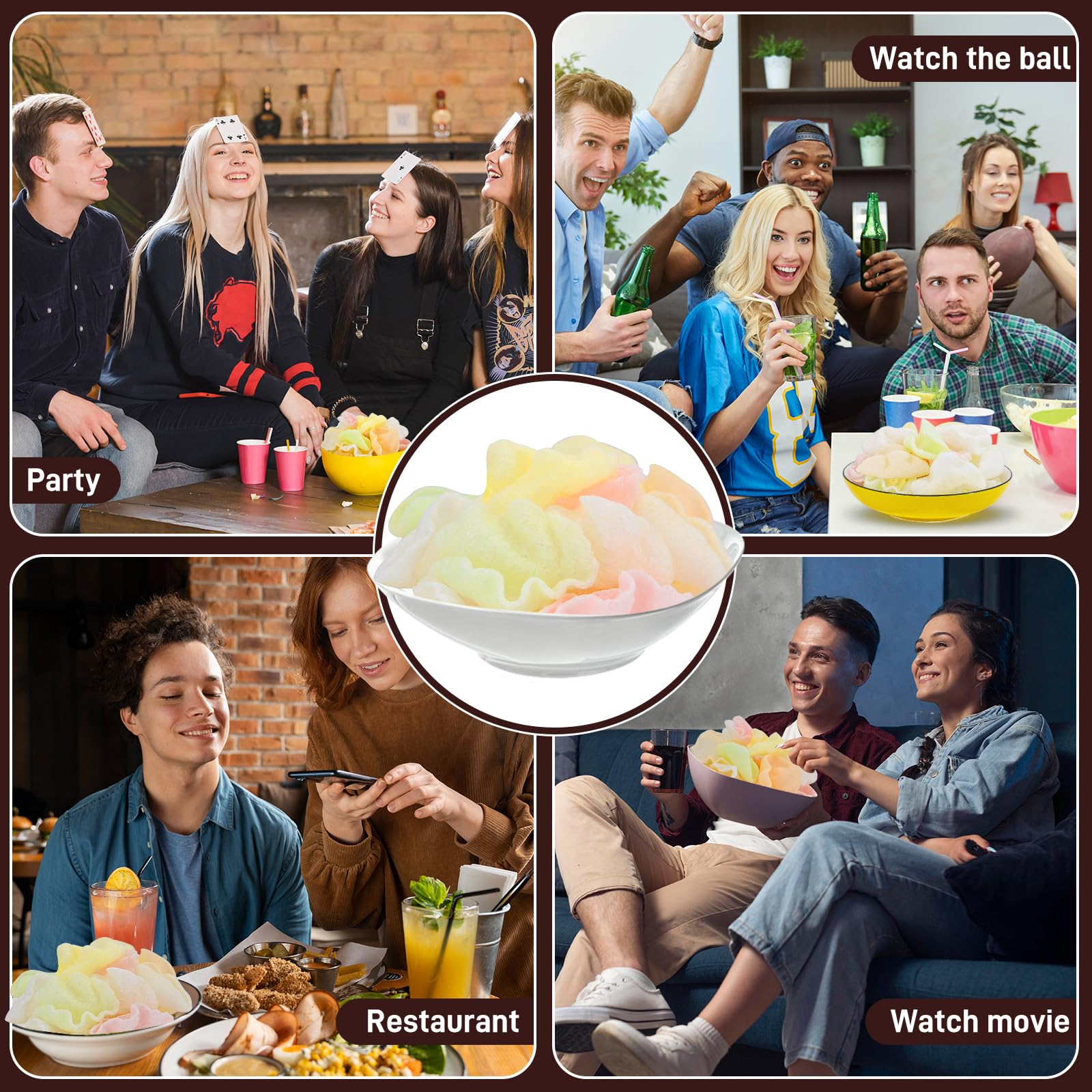 Yip Choice Uncooked Colorful Prawn Crackers - Crispy Shrimp Flavor Snacks (6.35oz) | Perfect for Parties, Curry Pairing & Asian Cuisine | Great Appetizer & Movie Night Snack
