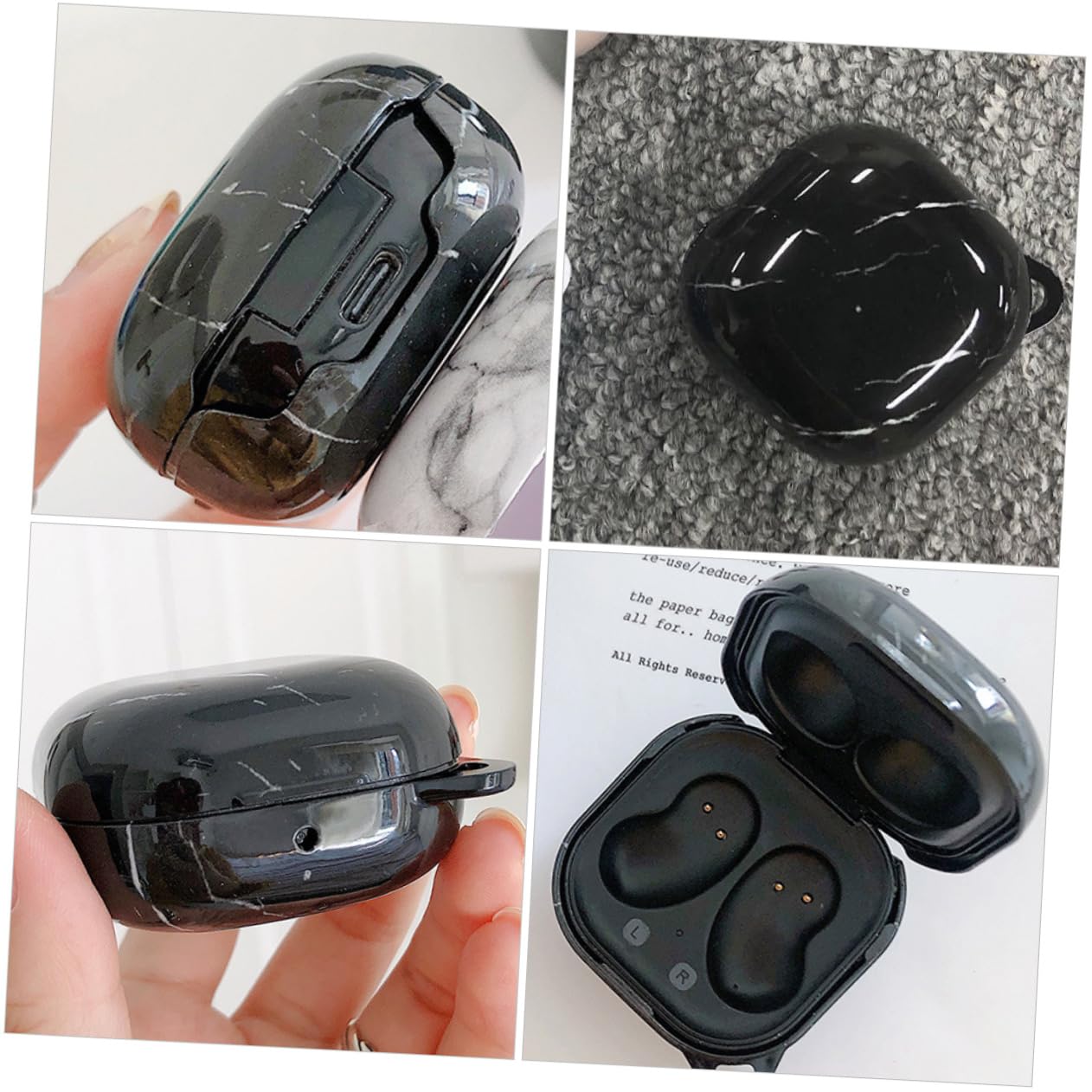 Mikikit 3-Pack Durable Impact-Resistant Earbud Covers - Hard Shell Protective Case for Wireless Earbuds (Stylish Design) - Perfect for Gym, Running, Travel & Everyday Use