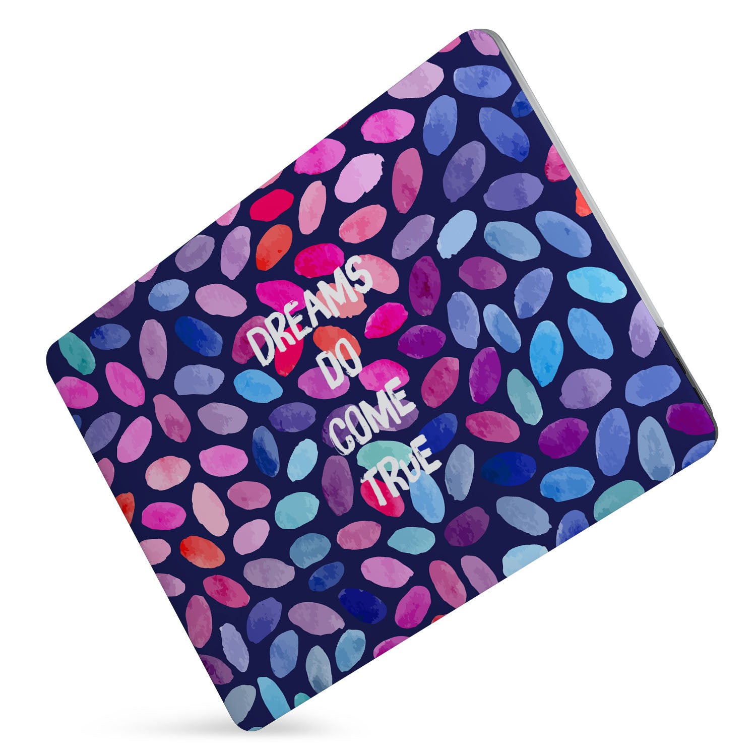 MacBook Case with Positive Quote 'Dreams Do Come True' - Durable Protective Cover for MacBook Air/Pro - Perfect for Work, School & Travel Inspiration