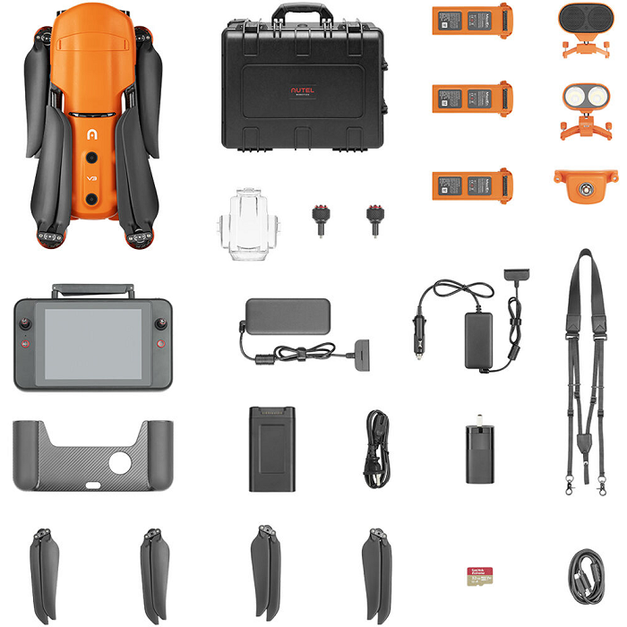 Autel Robotics EVO II Pro 6K Enterprise Bundle V3 - Professional Drone with 6K Camera, 40min Flight Time, Obstacle Avoidance for Aerial Photography, Surveying & Commercial Inspections