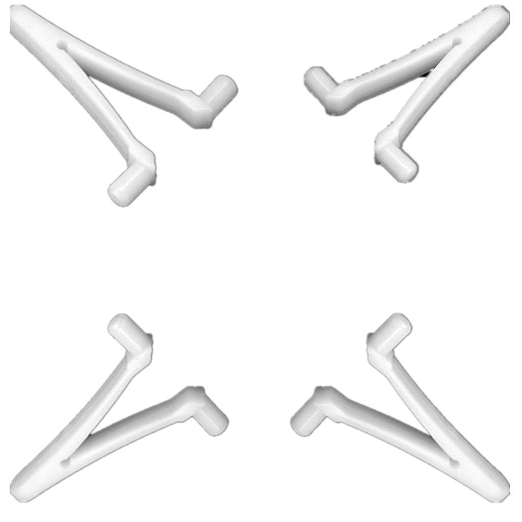 10-Piece Butterfly V-Clip Pool Pole Attachments - Compatible with Swimming Pool Leaf Rakes & Cleaning Tools - Perfect for Pool Maintenance & Backyard Cleaning