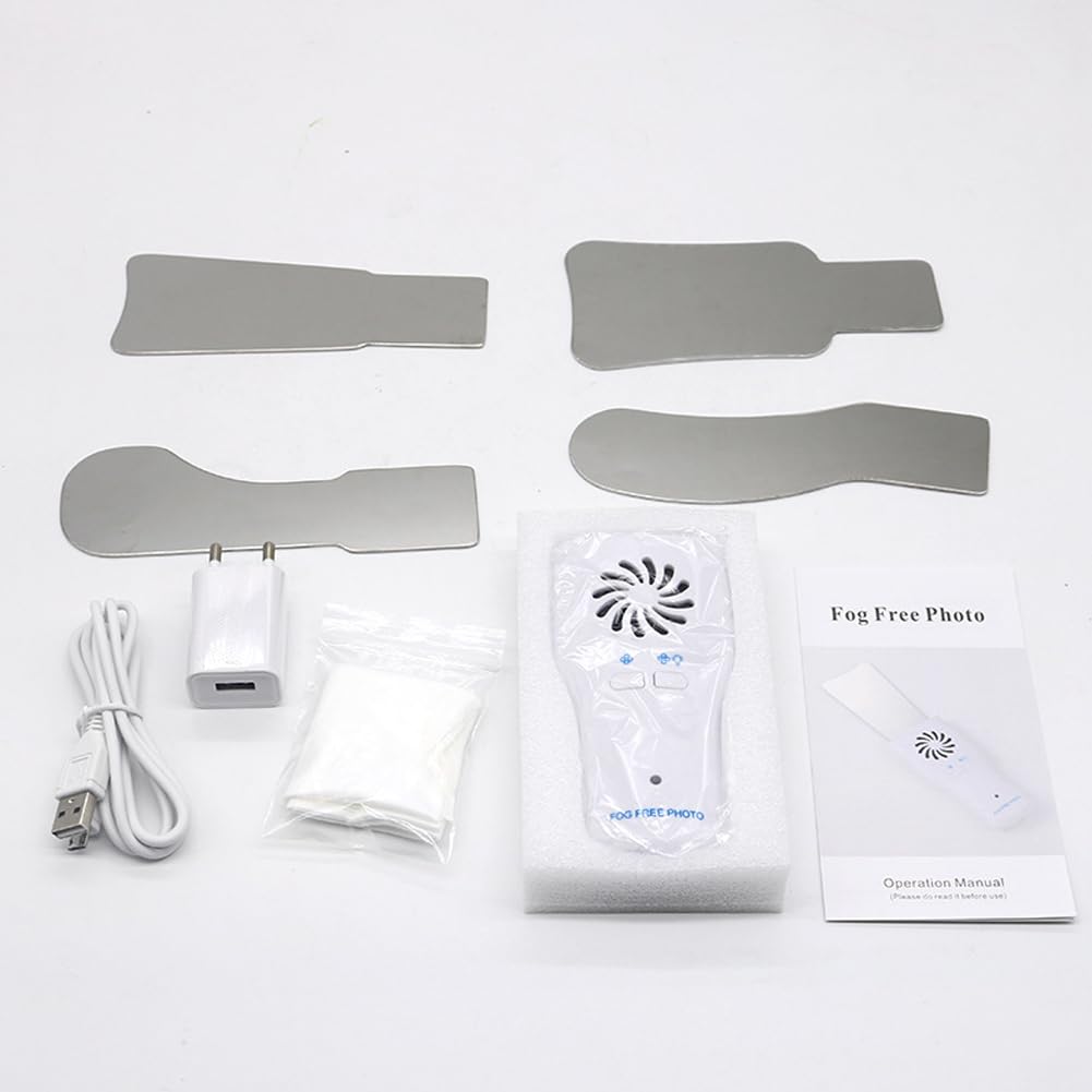 Anti-Fog Dental Mirror System for Photography - Electric Automatic Defogging Mouth Mirror with Scratch-Resistant Surface | Professional Dental Tools for Dentists, Hygienists & Orthodontic Procedures