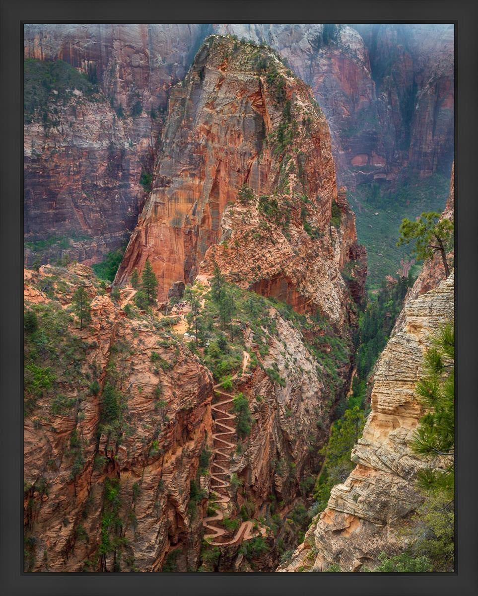 Angel's Landing Large Wall Art - Stunning Landscape Canvas Print for Living Room, Bedroom & Office Decor | Perfect Home & Gift Idea