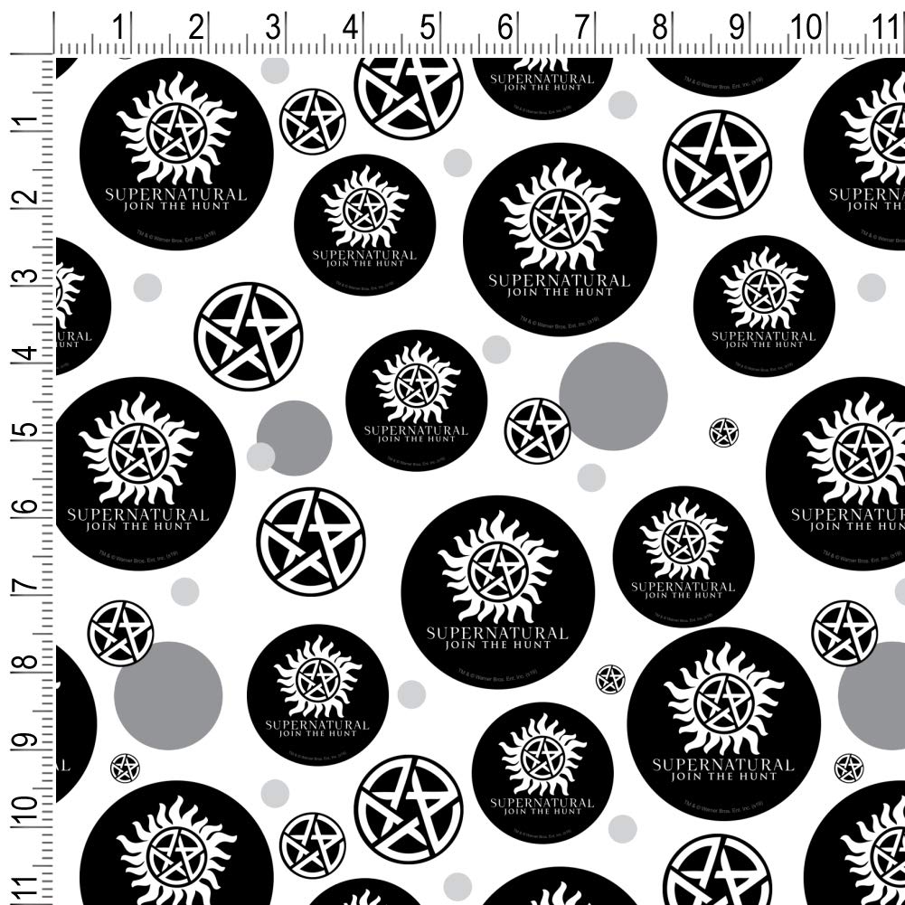 Supernatural Anti-Possession Symbol Gift Wrap Wrapping Paper Roll - Perfect for Halloween, TV Show Parties, and Supernatural Fan Gifts