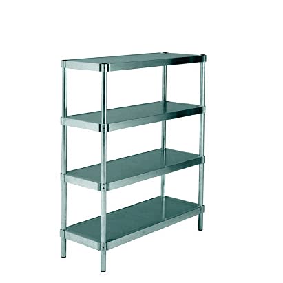 3-Tier Metal Shelving Unit 60x48x20 Inches for Garage Storage