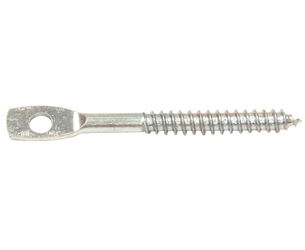 3/8 Inch x 3 Inch Eye Lag Screws - 1/4 Inch Hole - Heavy Duty Wood Screws for Hanging & Mounting (100 Pack) - Perfect for Hanging Plants, Hammocks, Shelves & Outdoor Decor