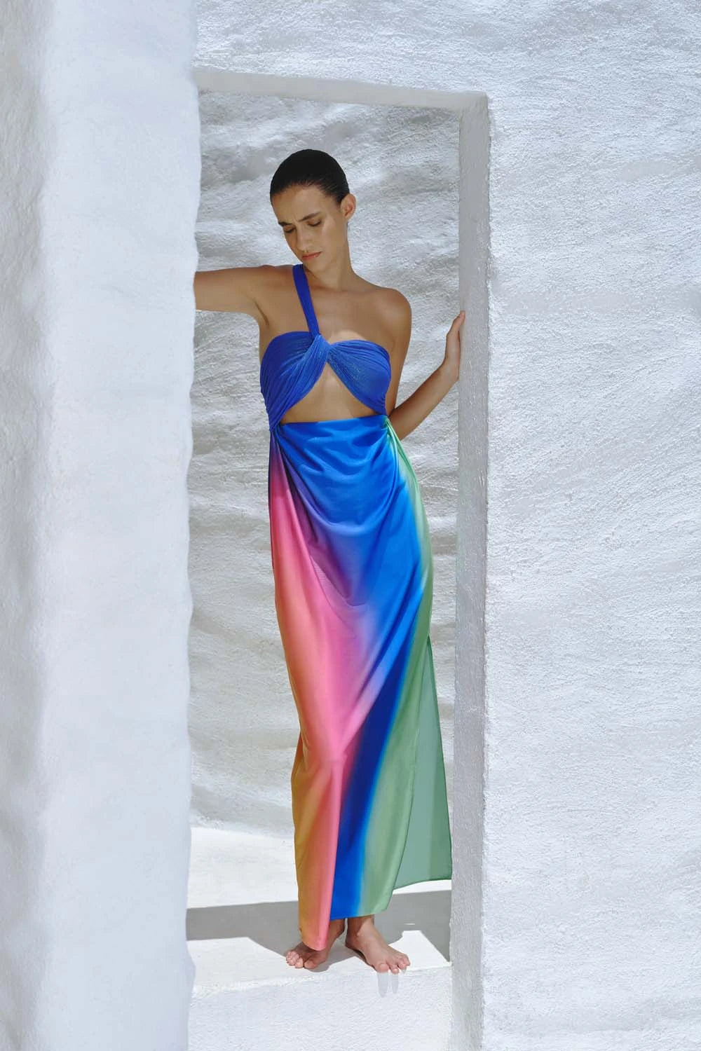 Eliza Maxi Dress for Women - Flowy Long Summer Dress with Pockets, Boho Chic Style - Perfect for Beach, Vacation, and Casual Outings