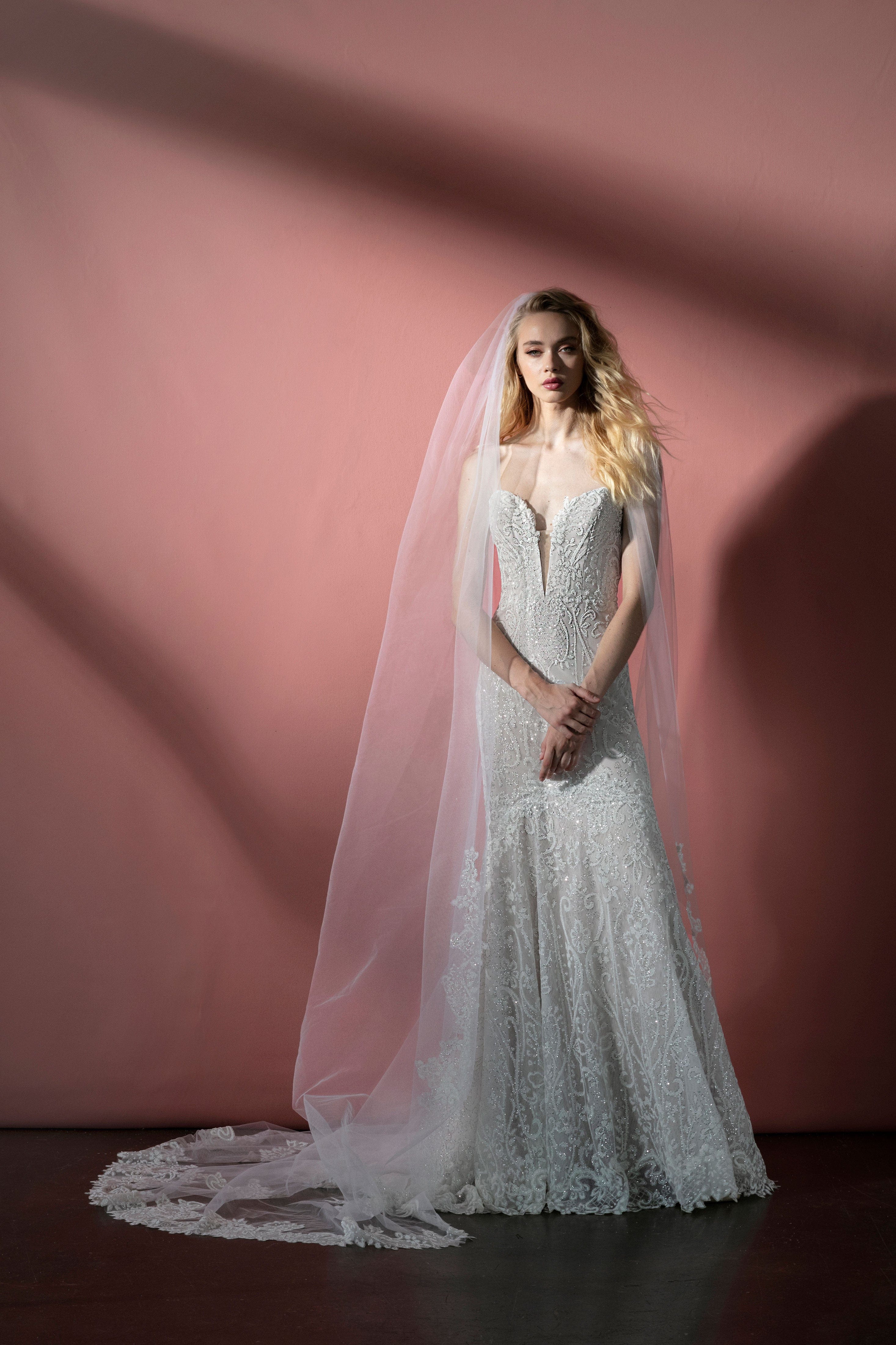 Hayley Paige Blush Wedding Dress Kit - Size 12 | Elegant Bridal Gown for Wedding Ceremony & Reception