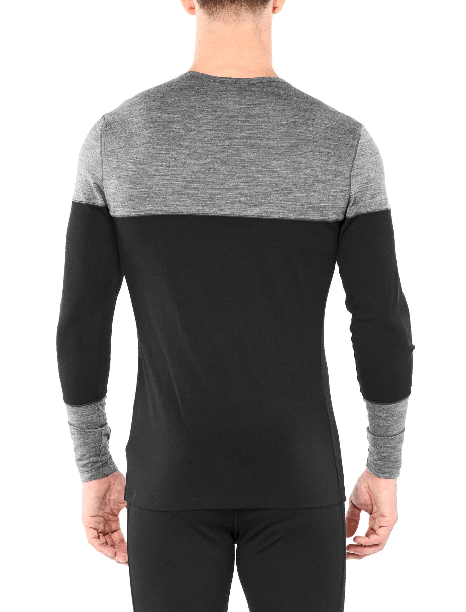 200 Oasis Deluxe LS Crewneck Men's Long Sleeve T-Shirt | Soft Cotton Round Neck Tee for Men | Perfect for Casual Wear, Layering & Everyday Comfort
