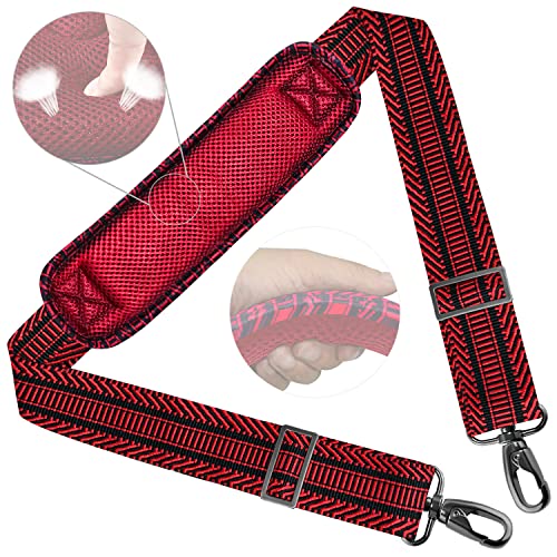 Black Red Jacquard