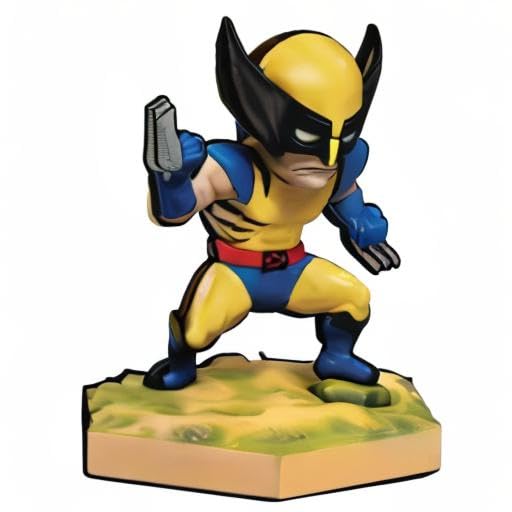 Marvel X-Men Mini Egg Attack MEA-009 Wolverine Action Figure Collectible Toy - Perfect for Marvel Fans, Collectors, and Home/Office Display