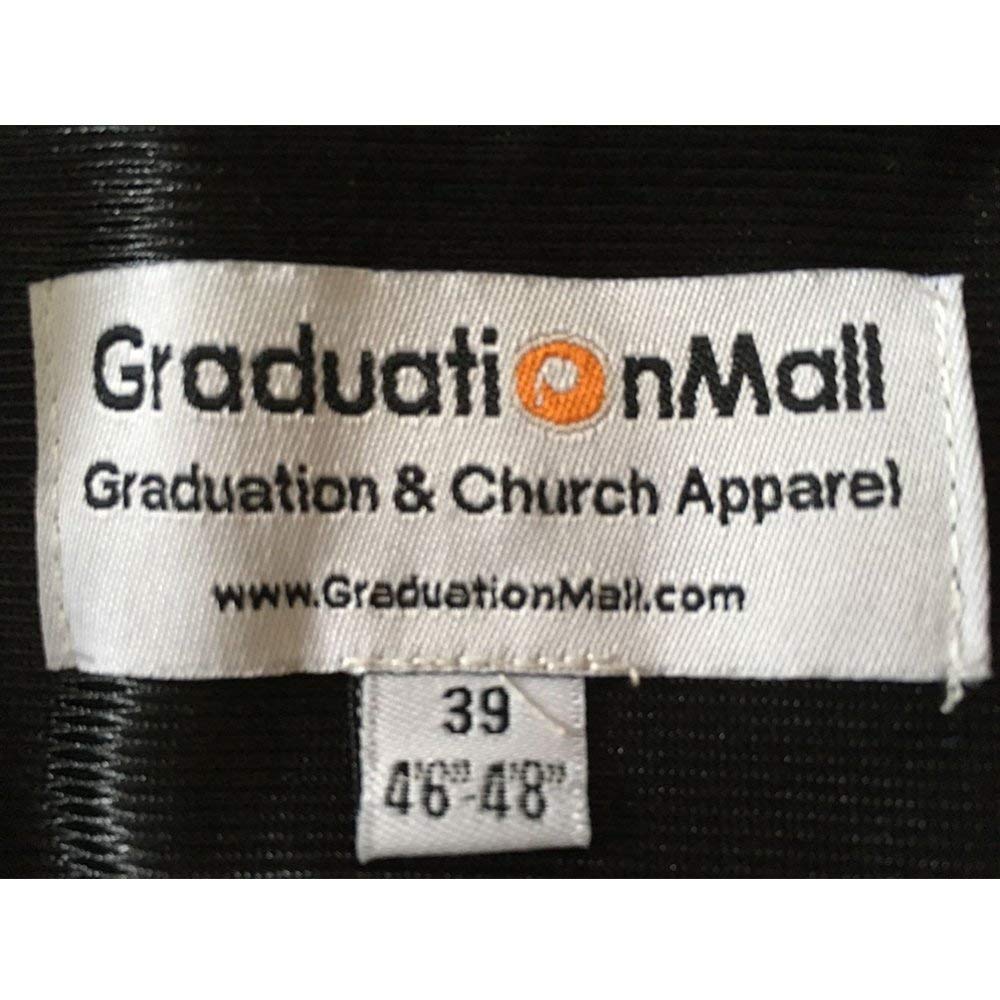 GraduationMall Unisex UK Fluted Bachelor Graduation Gown with US Cap - Perfect for College Graduation Ceremonies & Academic Events
