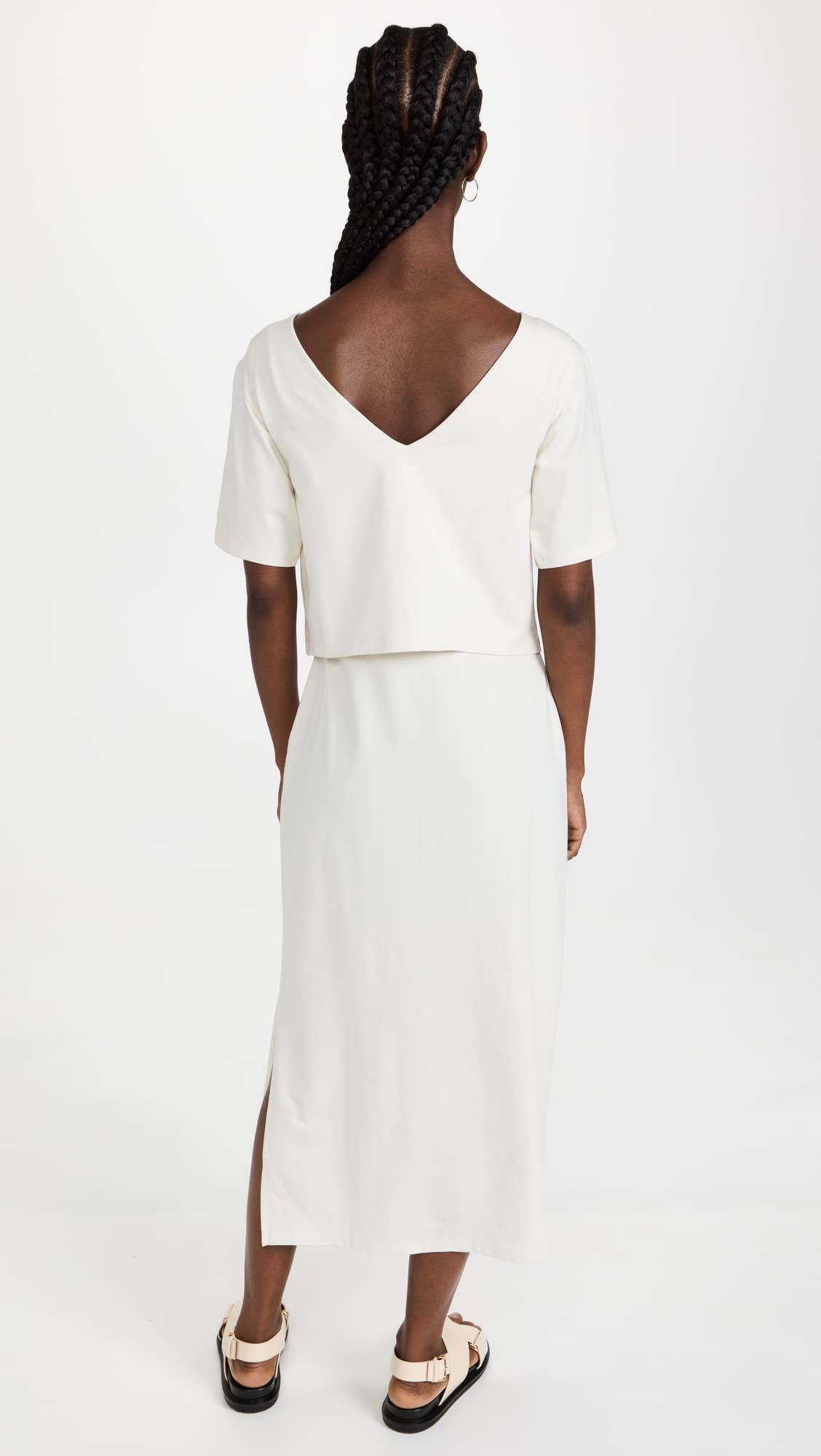 Theory Women's Easy Back Layer Dress - Elegant Sleeveless Wrap Dress for Work & Evening | Office Wear, Cocktail Party, Date Night Outfit