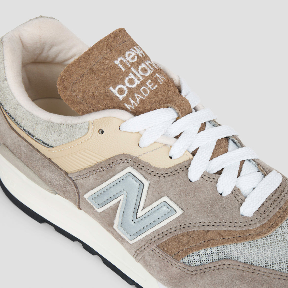 997 Made in USA Sneakers - Light Mushroom & Mirage Grey Colorway | Perfect for Casual Wear, Running & Street Style Fashion