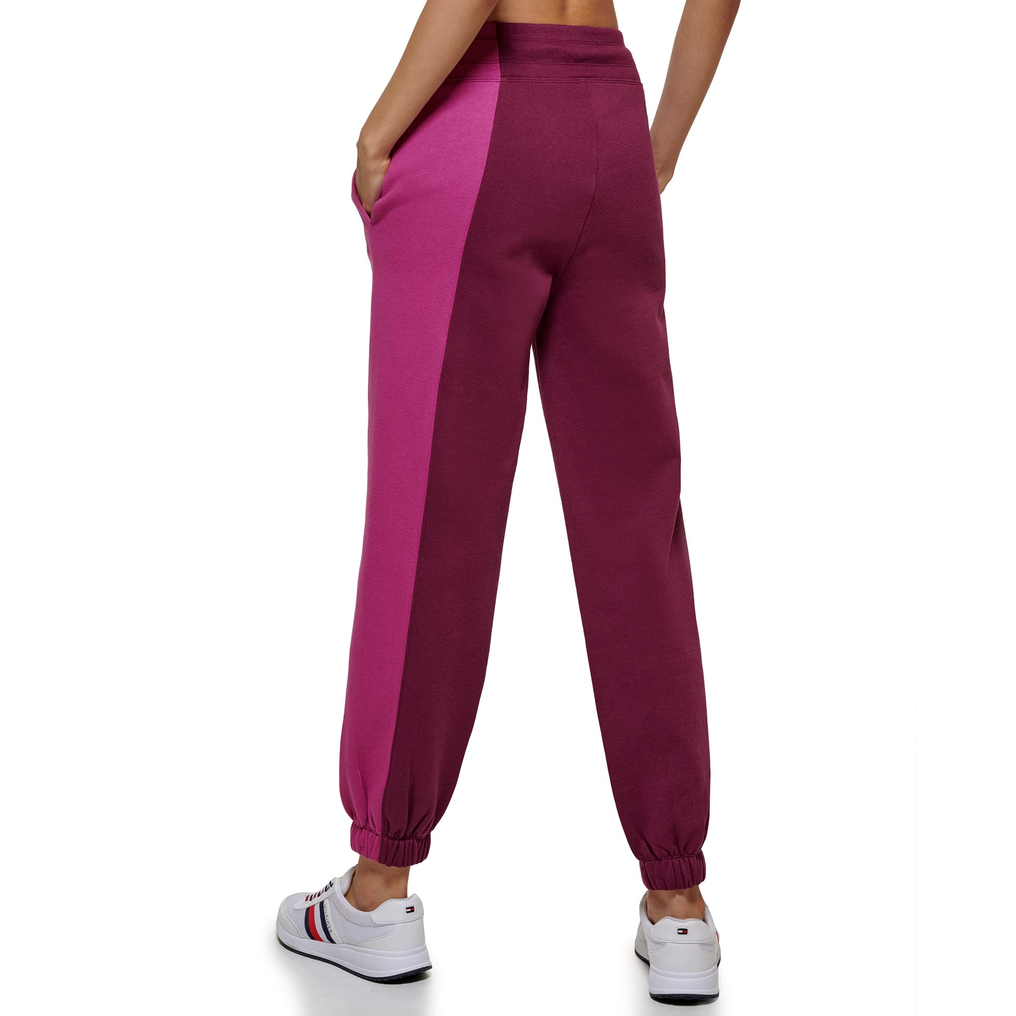 Tommy Hilfiger Women's Performance Sweatpants - Adjustable Drawstring Joggers for Yoga, Running & Lounge Wear | Comfortable Athletic Pants for Workouts & Casual Style