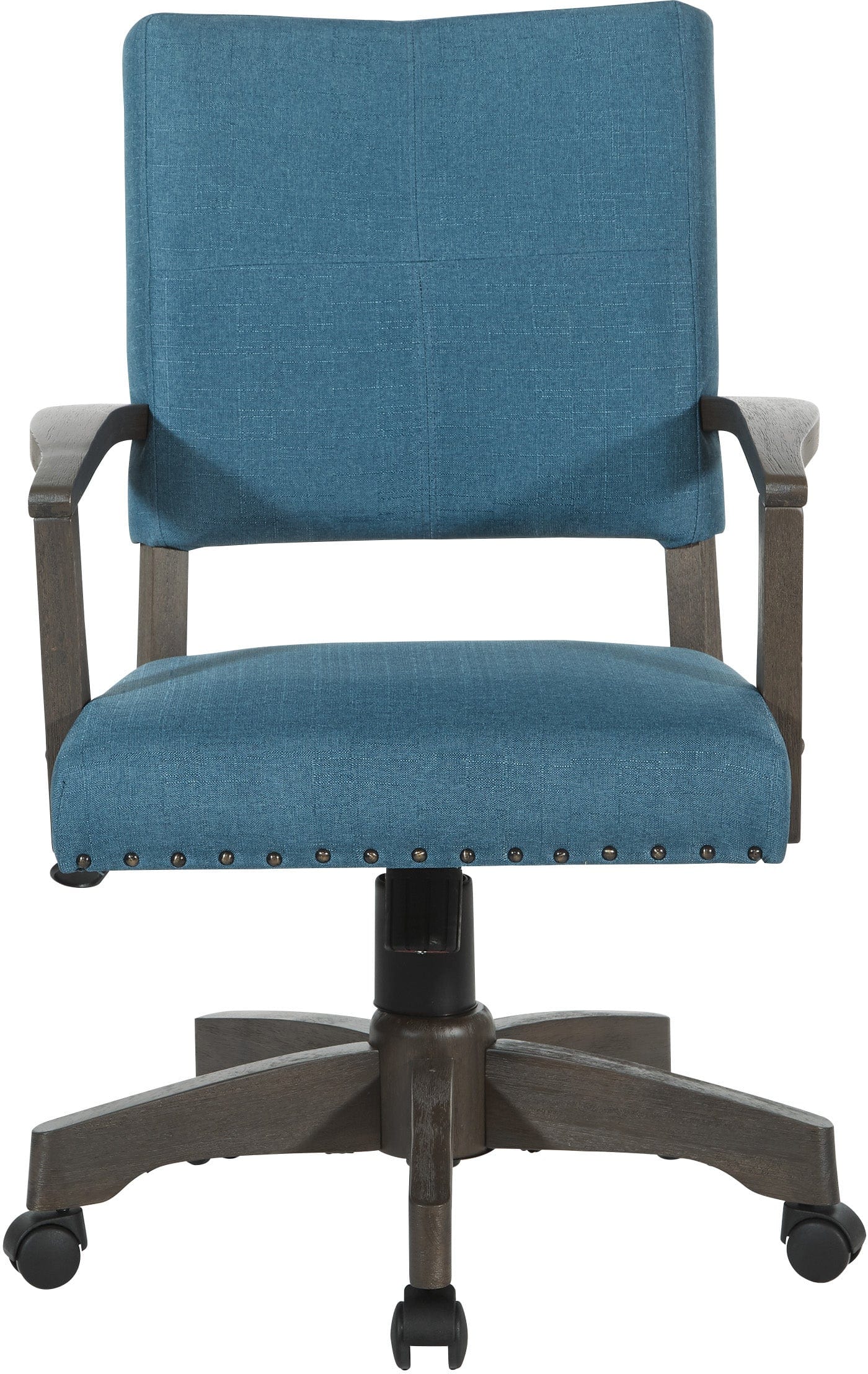 Office Star Santina Bankers Chair [111AG] - Ergonomic Swivel Office Chair with Adjustable Height for Home & Business Workspaces