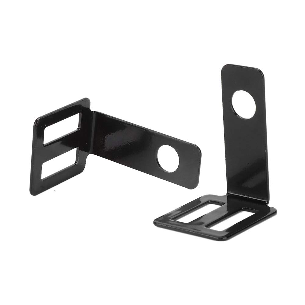 Universal Motorcycle Turn Light Bracket - Black Iron Mount for Indicator Lamp Modification | Perfect for Custom Bike Upgrades