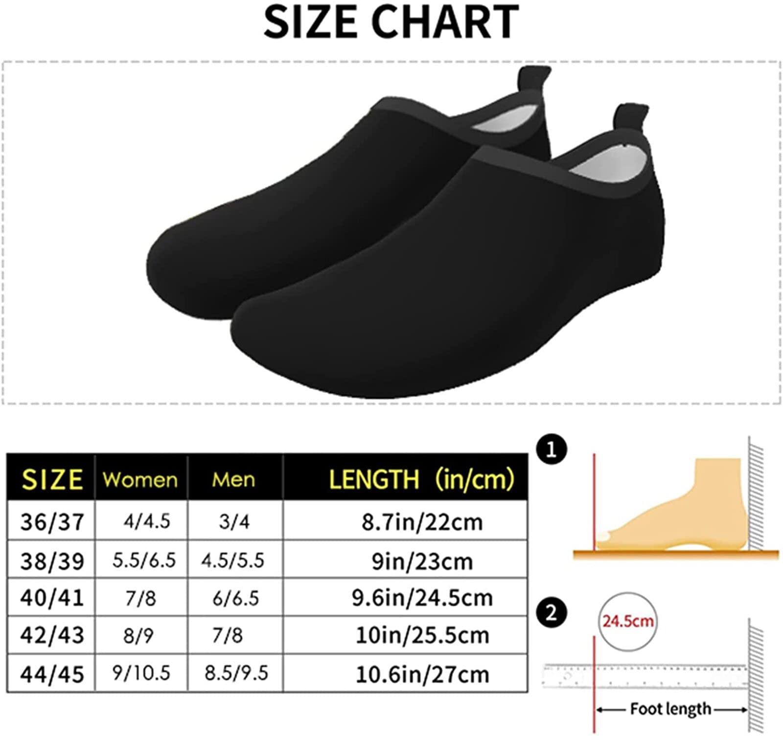 Quick-Dry Aqua Socks | Barefoot Water Shoes for Beach, Swim & Halloween | Non-Slip Black Cat Design for Men & Women | Perfect for Pool, Surfing & Water Sports