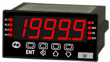 96x48mm Digital Voltmeter AM5H ADV4 - 0-10VDC Input with 12VDC Auxiliary Power, 5-Digit Display | Perfect for Industrial Equipment, Automotive Testing & Electrical Panel Monitoring