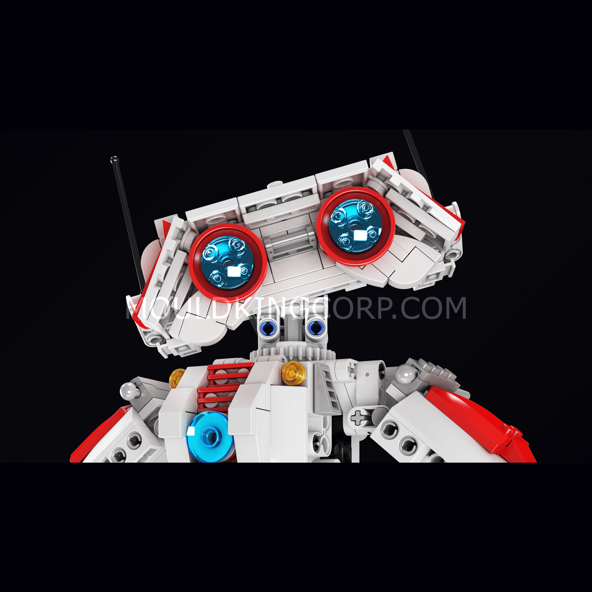Mould King 15082 3-in-1 STEM Robots Building Kit with 536 Pieces - Educational Toy for Kids & Teens - Perfect for School Projects, Birthday Gifts & Robotics Enthusiasts