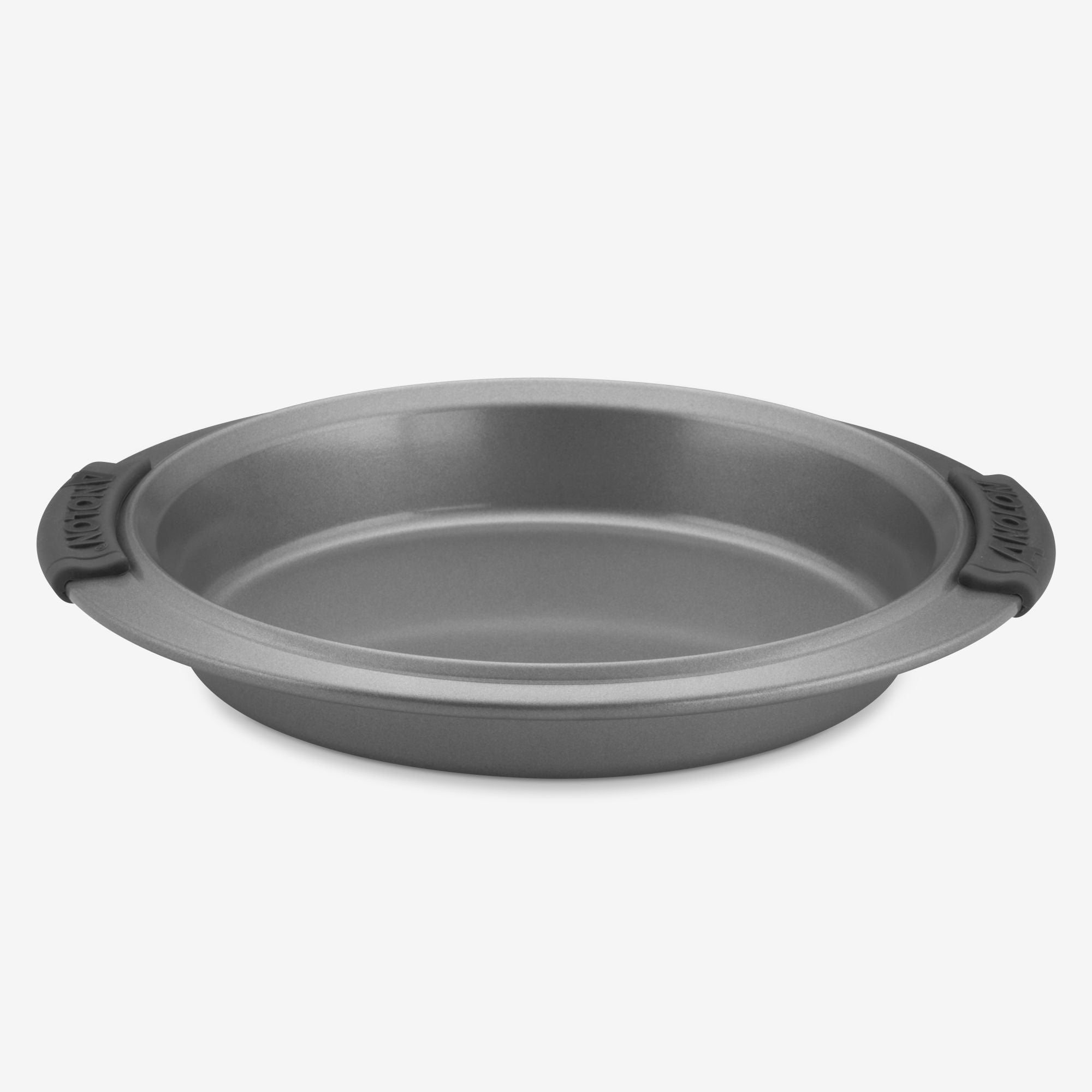 Anolon Advanced 9 Inch Non-Stick Round Cake Pan with Silicone Grips - Perfect for Baking Birthday Cakes, Wedding Cakes & Layer Cakes - Oven Safe & Easy Release