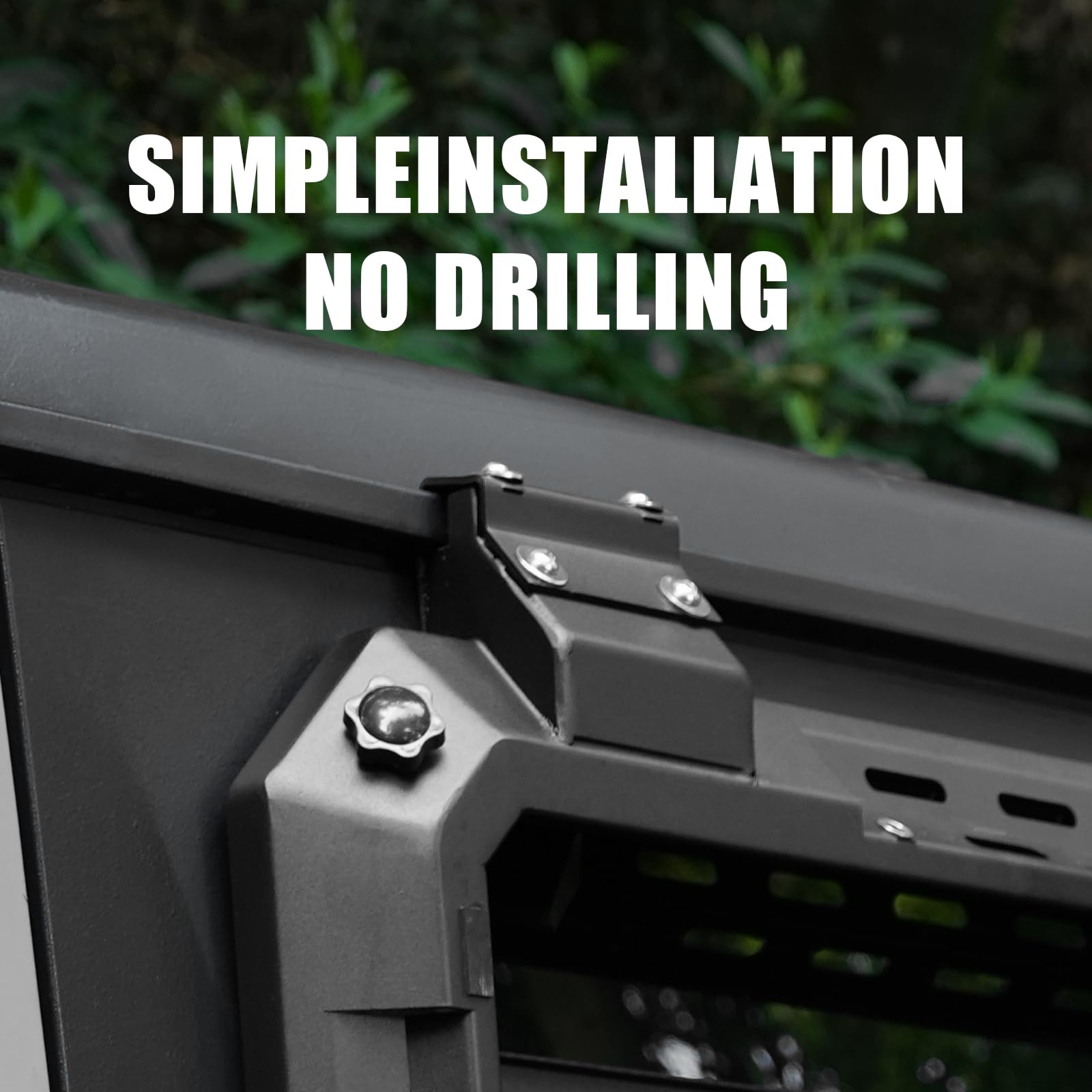 2018-2024 Jeep Wrangler JL/JLU Rear Window Storage Panel Kit - Multifunctional Openable Tactical Modular Platform with MOLLE System for Tools & Accessories (Left/Right Side Installation) - Perfect for Off-Road Adventures & Camping Gear Organization
