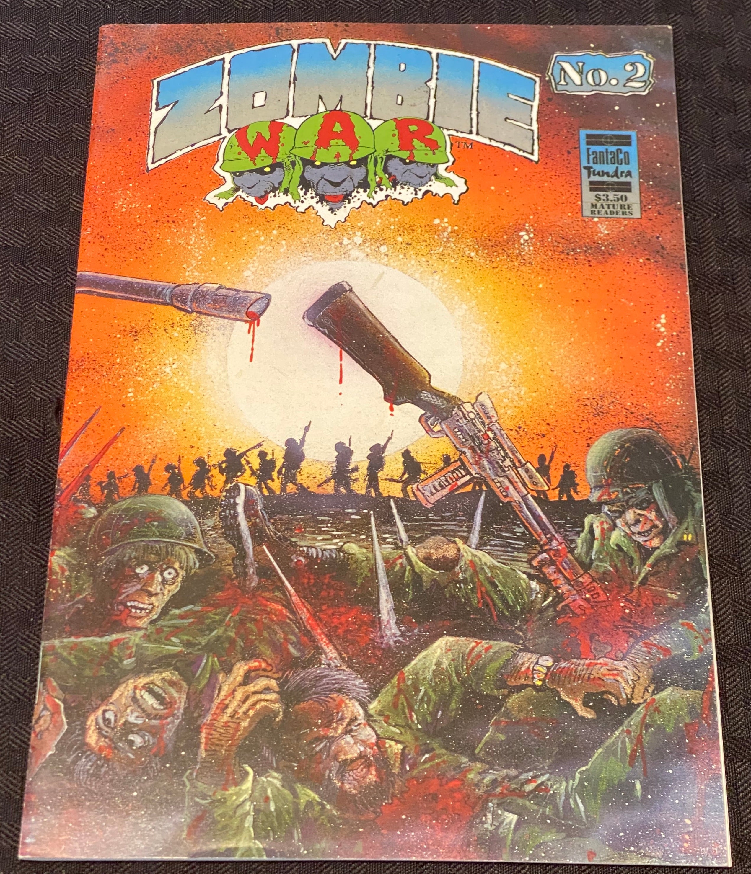 FantaCo: Zombie War #2 (1992) Graphic Novel by Kevin Eastman - Post-Apocalyptic Comic Book for Collectors & Horror Fans