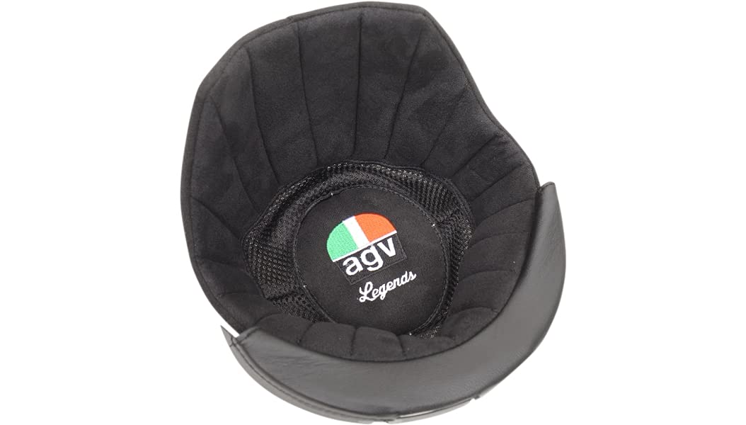 AGV X3000 Helmet Headliner for Street Motorcycle - Comfortable Black Replacement Liner (X-Large) - Perfect for Long Rides & Daily Commuting