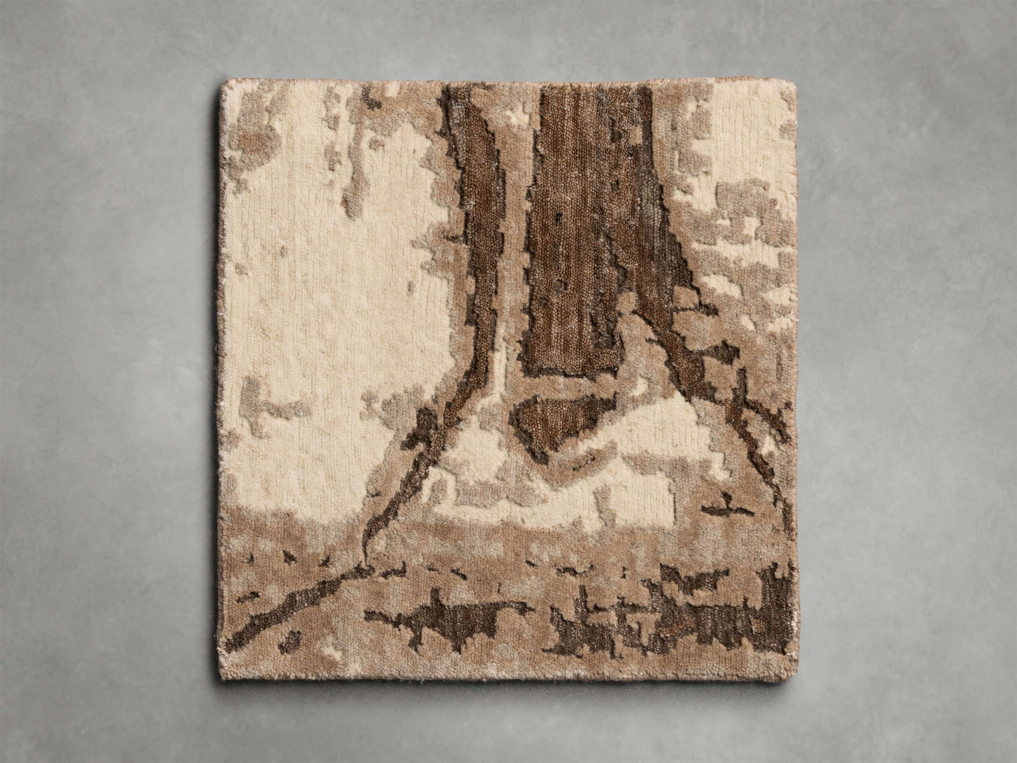 Hand-Knotted Burke Rug Swatch - Premium Wool Area Rug for Living Room, Bedroom & Dining Room - Perfect for Home Decor & Cozy Spaces