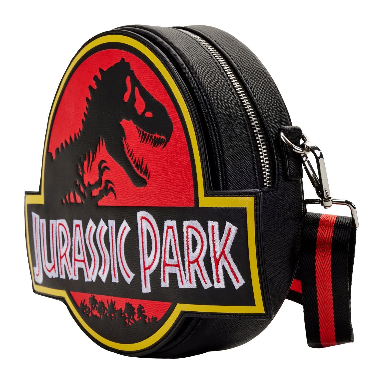 Loungefly Universal Jurassic Park Logo Crossbody Bag - Stylish Dinosaur Themed Purse for Women, Perfect for Theme Parks, Movies & Everyday Use