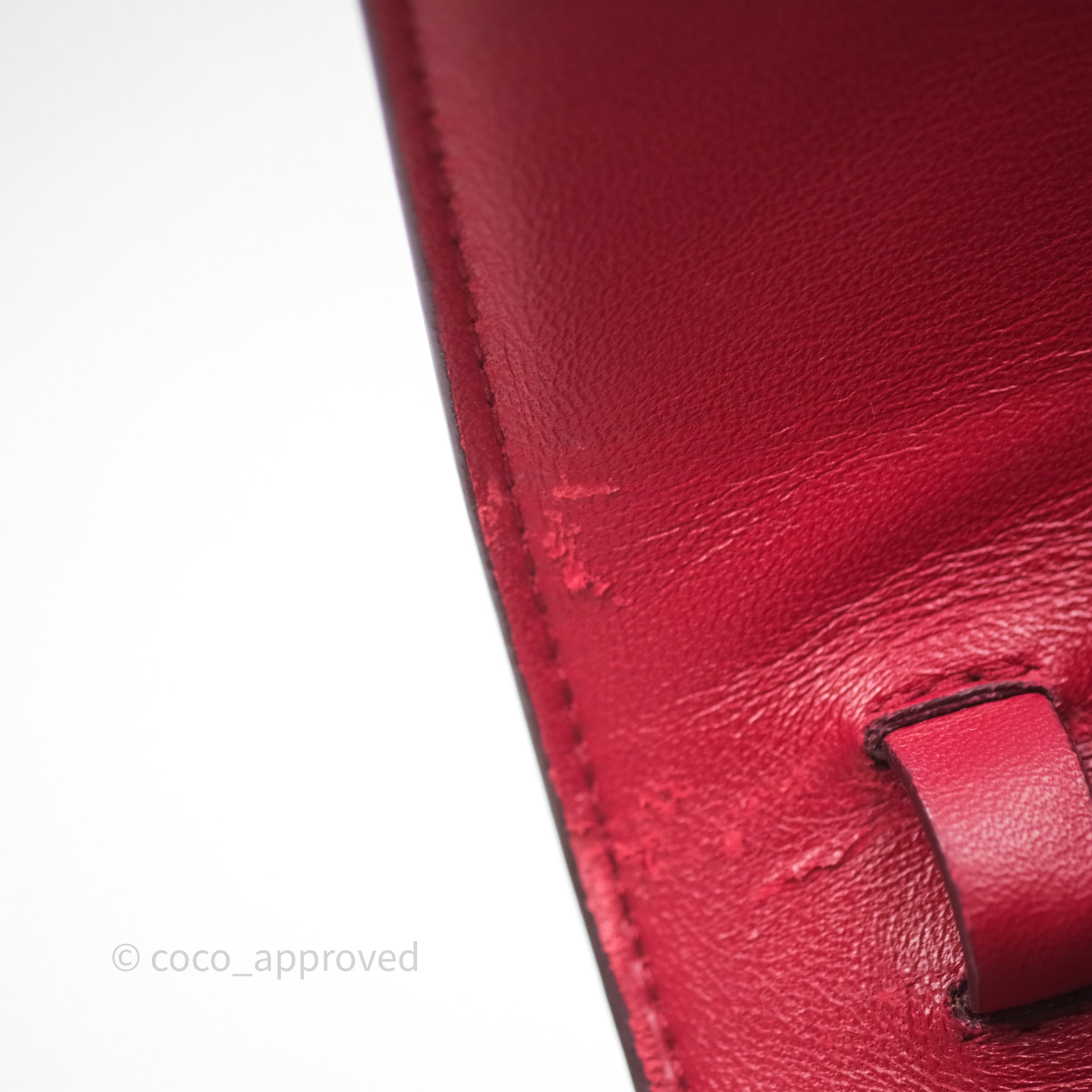 Celine Small Classic Box Flap Bag in Red Calfskin Leather - Perfect for Work, Date Night & Everyday Luxury