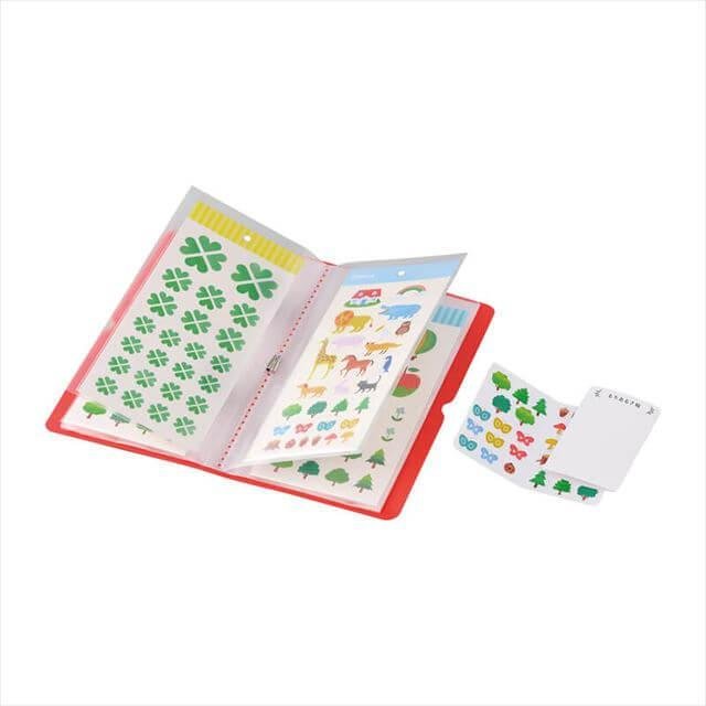KING JIM KITTA Otona Sticker Collection Folder - Organize & Protect Your Stickers - Perfect for Scrapbooking, Journaling & Planner Decoration