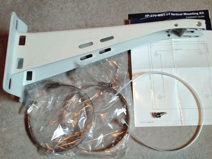 Aruba 270 Series Access Point Short Mount Kit - Secure Wall/Ceiling Mounting Bracket for WiFi Access Points - Ideal for Office, School, and Enterprise Network Installations