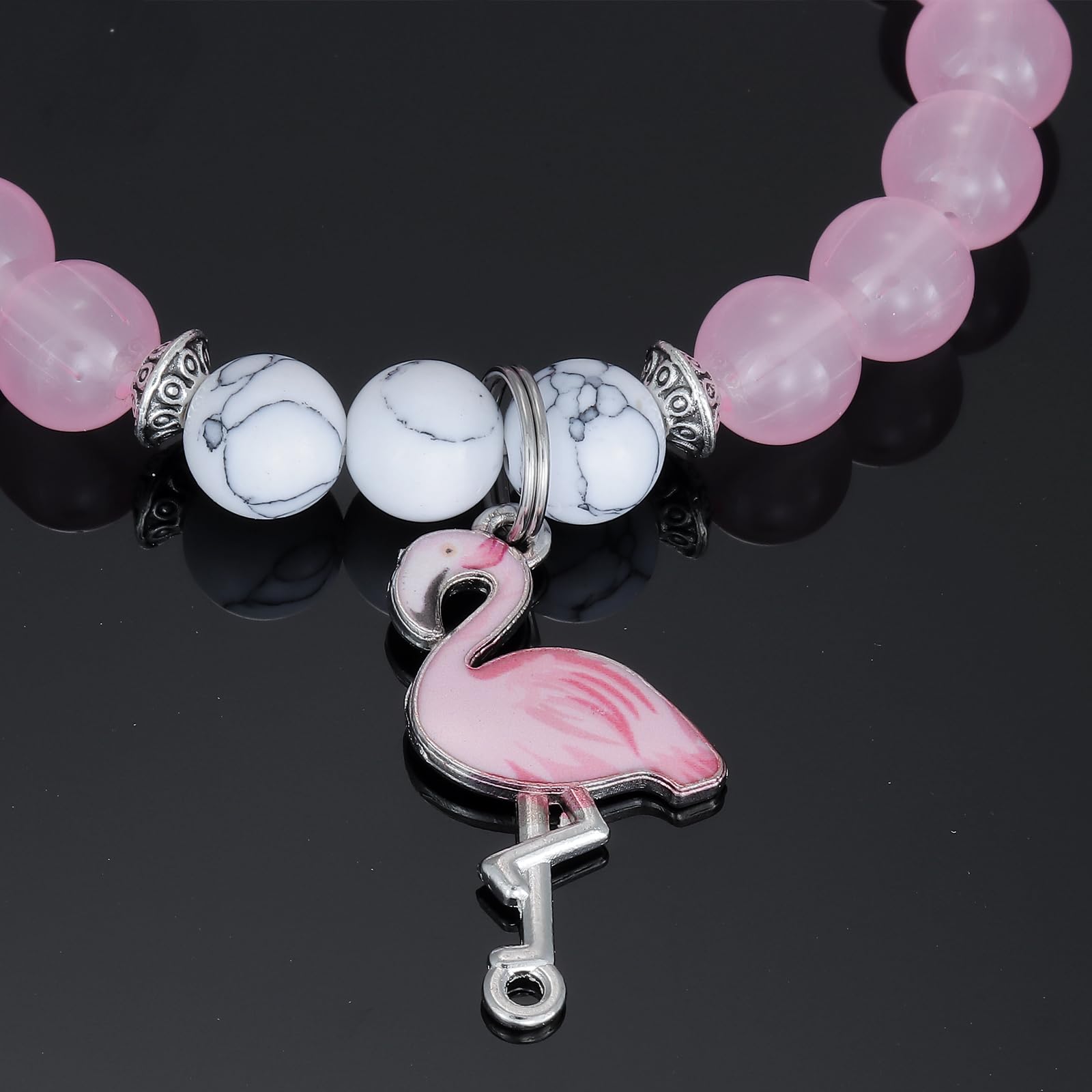 Kivosliviz Flamingo Bracelet - Stylish Motivational Jewelry with Flamazing Flamingo Charm | Perfect for Beach Vacations, Summer Outfits & Gift Giving