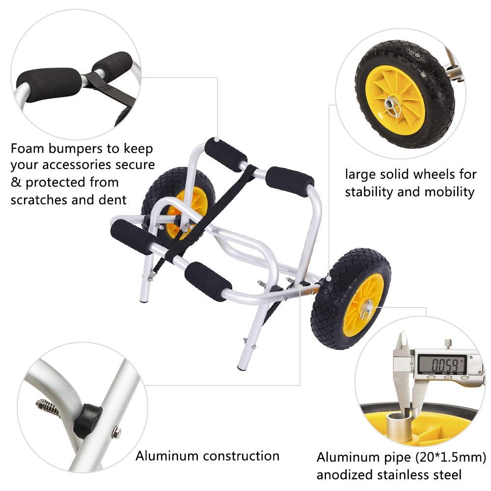 SSLine Portable Kayak Cart - 10