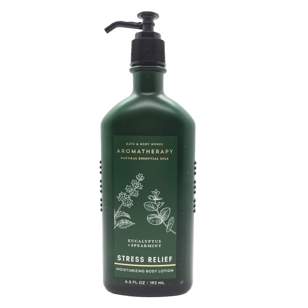 Bath & Body Works Aromatherapy Stress Relief Body Lotion - Eucalyptus Spearmint Scent, 6.5 oz for Men & Women | Relaxing Moisturizer for Daily Use, Spa Nights & Self-Care Routines