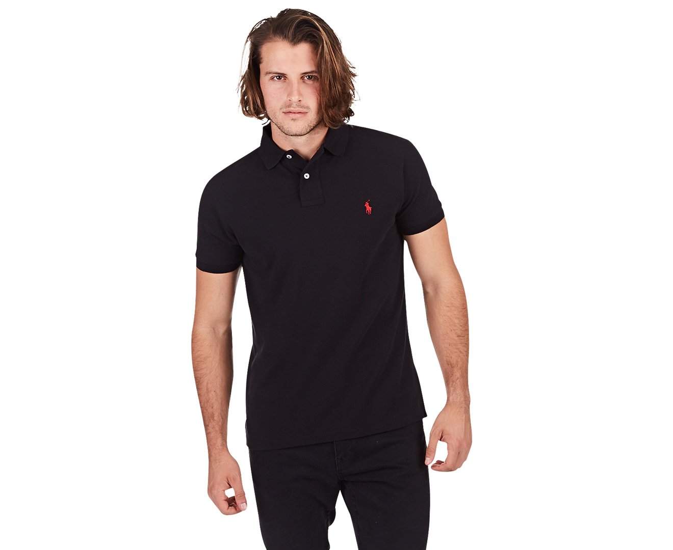 Ralph Lauren Men's Custom Fit Mesh Polo Shirt - Breathable Short Sleeve Golf Shirt for Casual & Sport Wear - Perfect for Golf, Tennis, and Everyday Outfits