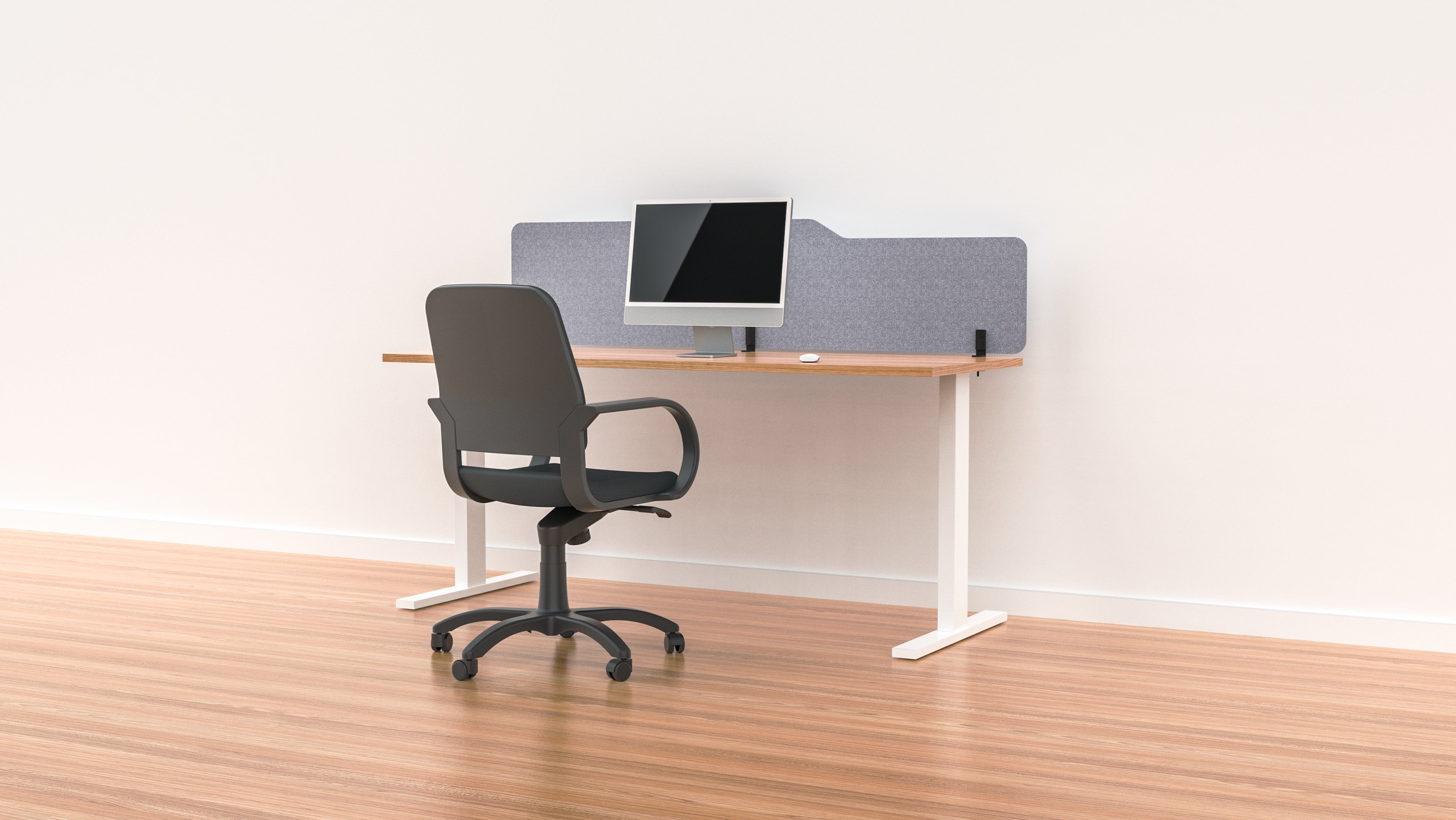 Acoustic Desk Privacy Screen - 400mm x 1500mm x 12mm Noise Reducing Office Partition Panel | Multiple Color Options | Perfect for Open Office, Home Workspace & Study Areas