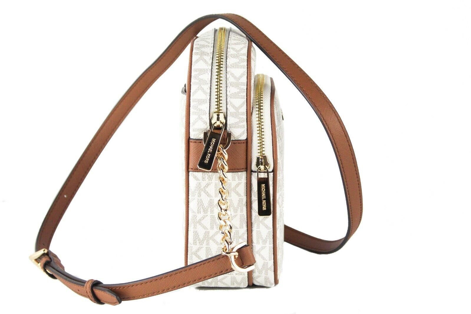 Michael Kors Jet Set Travel Medium Logo Crossbody Bag for Women - Stylish Designer Handbag with Adjustable Strap, Perfect for Work, Travel & Everyday Use