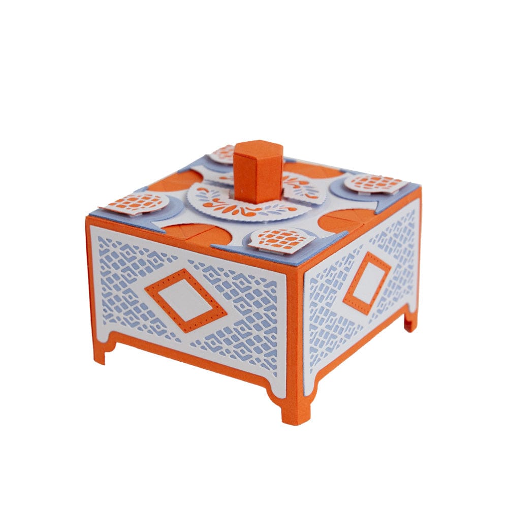 Tonic Studios Twist and Lock Gift Box Die Set 5442e - Perfect for DIY Scrapbooking, Card Making, and Handmade Gift Packaging