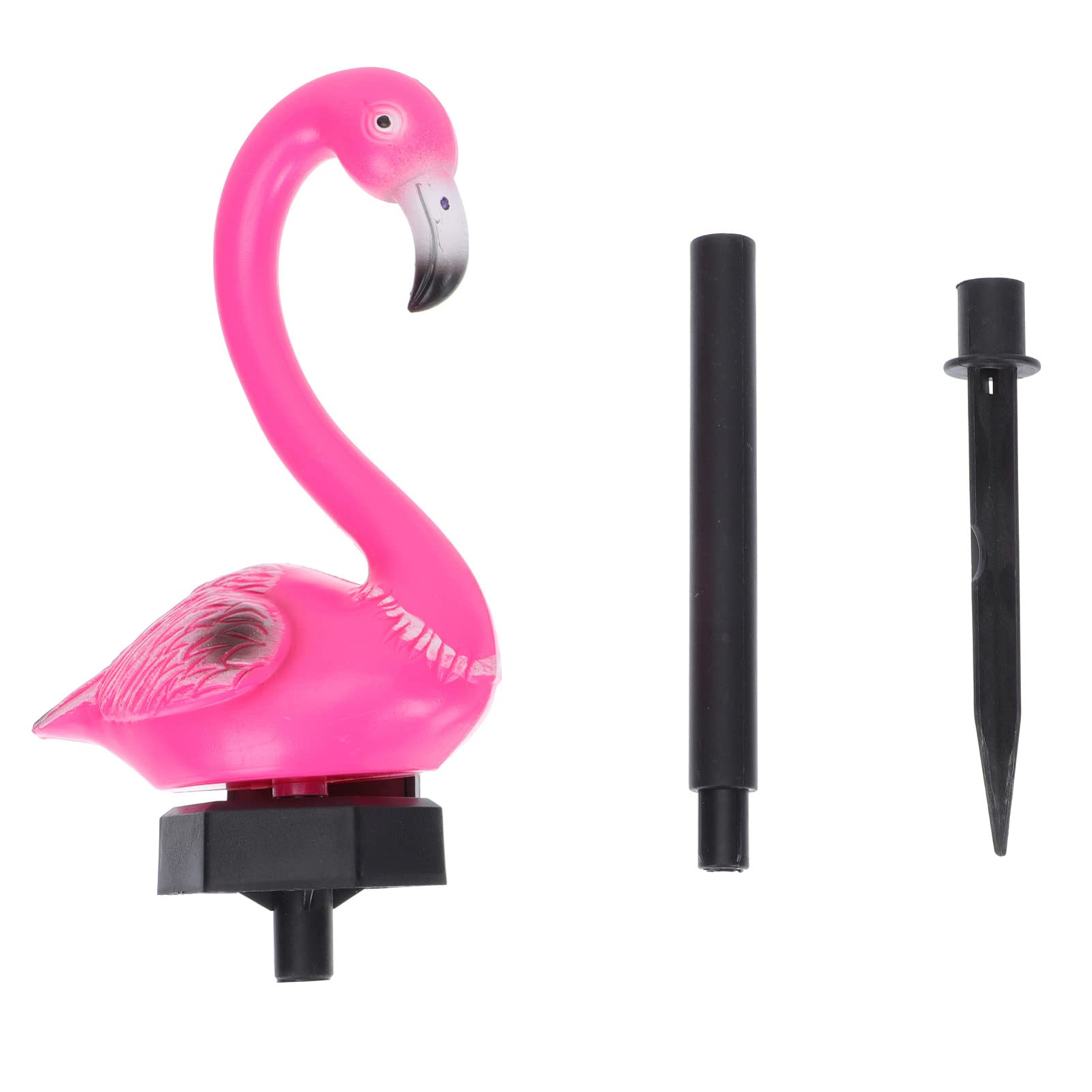 2 Pack Solar Flamingo Pathway Lights - Waterproof Outdoor Stake Lights with Warm White LED for Garden, Lawn, Patio & Courtyard | Decorative Solar-Powered Landscape Lighting for Walkways & Driveways